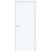 Двері ПВХ Смарт С090 емаліт білий скло сатин