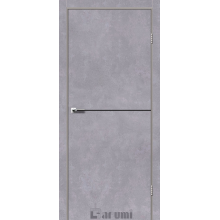 Двері Плато LINE PTL-03 Дарумі сірий бетон молдінг