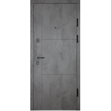 Двері Магда (тип 13) модель 175.5/175 оксид темний / оксид світлий