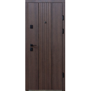 Двері Магда (тип 3.2) модель 516.1/640.1 дрім вуд темний / біла емаль